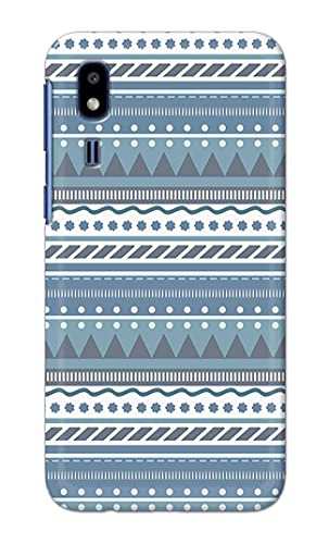 Image of PRINTFIDAA Printed Hard Back Cover Case for Samsung Galaxy A2 Core Back Cover (Seamless Geometric Tribal Pattern) -1803