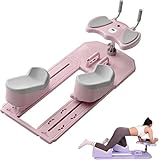6-in-1 Spine Twist Trainer, Taillentrainer Maschine Digital Timer Home Gym Ausrüstung für Taillentrainer Workout Taille Straffung Rücken Bein Stretching Rosa