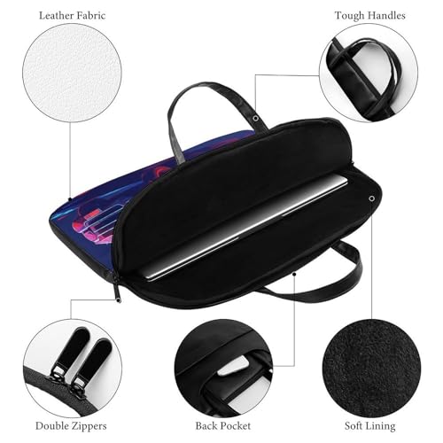 Bolso morado para laptop 17 pulgadas impermeable miniatura 4