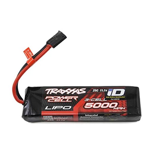 $/Reliable TRA2872X 3S" Power Cell 25C LiPo Battery w/iD Connector (11.1V/5000mAh) TRA2872X