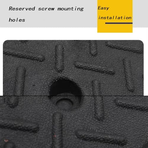 Rampas de umbral de goma y plástico, resistentes a la presión, aptas para coches y vehículos eléctricos, dimensiones 100 x 25 x 8 cm miniatura 5