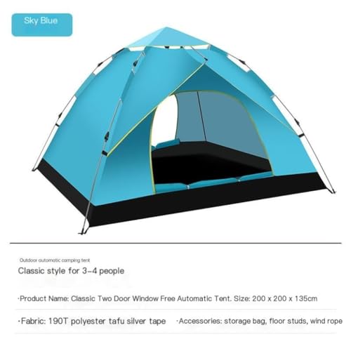 Carpa automática ligera para camping 2-4 personas miniatura 2