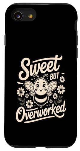 Sweet But Overwork Cute Bee Mood Worker �X�}�z�P�[�X iPhone SE (2020) / 7 / 8 �p