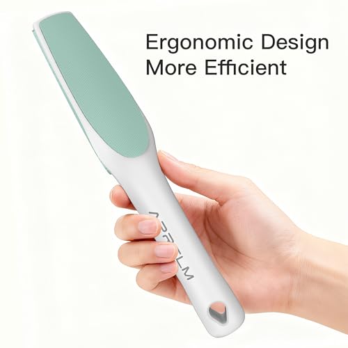 Image of APRELM 3-Sided Nano Glass Foot File, 3-in-1 Coarse /Medium /Fine Foot Callus Remover, Professional Callus Remover for Feet Hard Skin Smooth Polishing (Turquoise)