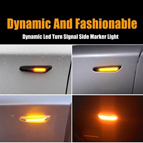 Clignotants latéraux séquentiels LED BMW E90 E60 E46 E87 X1 X3 répétiteurs dynamiques - 5