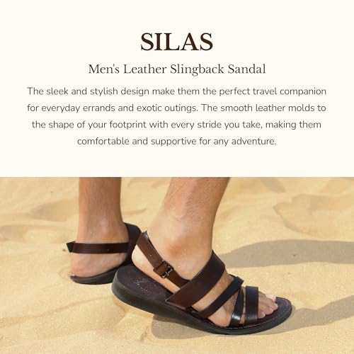 Silas - Leather Slingback Sandal - Mens Sandals2