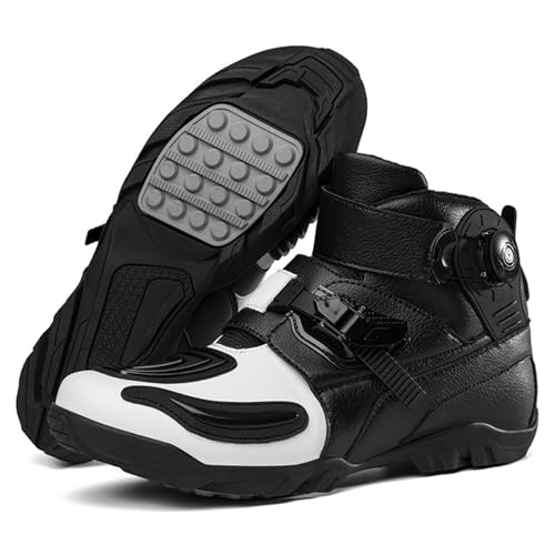 Botas para mota (36-47), equipamento para motociclista/sapatos de tornozelo curtos - impermeáveis an