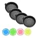 ArtJ4U Car Coasters for Cup Holders Durable Silicone Coasters,Removable Universal Vehicle Cup Holder Coasters Set of 4 Pack,3.15 FT Fit Your Vehicle's Cup Holders(4 Pack)