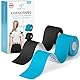 Health Press® Kinesiotapes – 2 Rollen Kinesiologie Tape Sport Blau + Schwarz (5cm x 5m) – Kinesiotape – Profi Physio Tape und Sporttape – Hautfreundliche Tapes DERMATEST: SEHR GUT