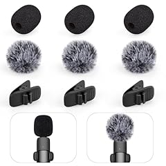 Foam & Furry Cover & Clip, 3-Pack of Each