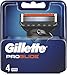 Gillette Fusion Proglide Manuel pour Homme Lame de Rasoir Recharges, 3Pack (4 Cartridge)
