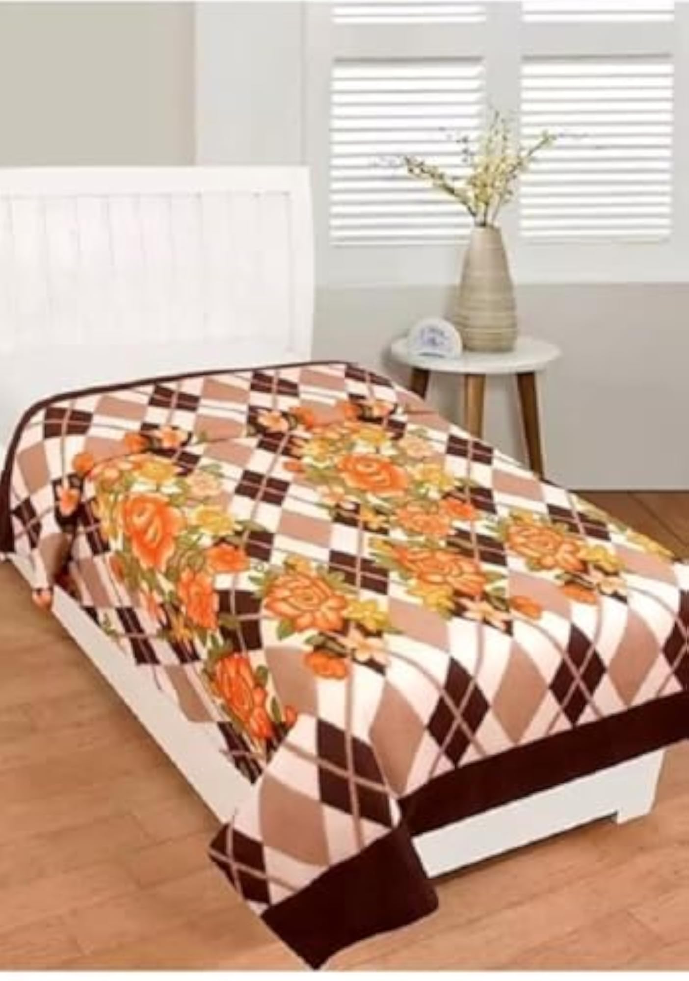 Lightweight Printed Fleece Blanket, Super Soft Plush