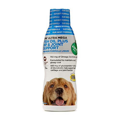 GNC Pets Ultra Mega Fish Oil Plus Hip & Joint Support Supplement