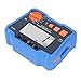 Insulation Earth Tester, Digital Megohm Meter Energy Saving Clear Display Drop for Industrial Use (Blue)