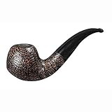 Bruyèreholz sandgestrahlt, gebogen, Farbton schwarz