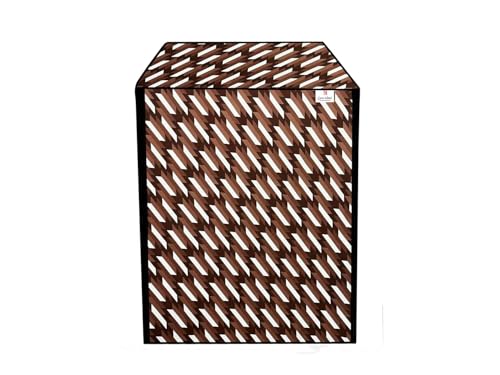 Image of Front Load Fully Automatic Washing Machine Cover for 8.5kg to 10kg | Waterproof & Dustproof Polyester Cover with Zip Closure | Suitable with Samsung, IFB, LG, Bosch & More (67 x 67 x 87 cm)