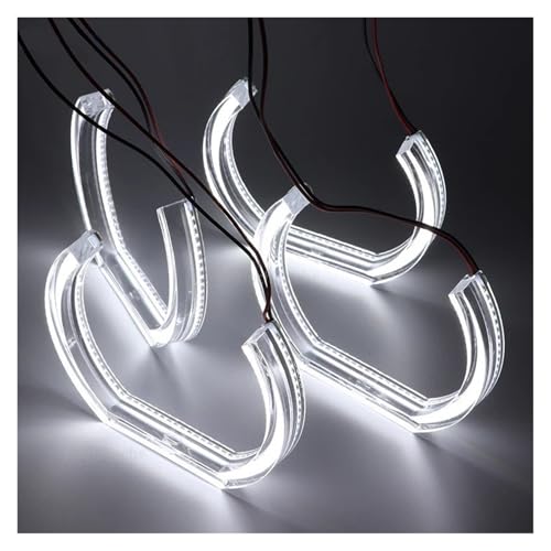 Car Headlamp Headlights Bright for DTM Style Angel Eyes Rings for BMW E46 for M3 Coupe for Convertible 1999 2000 2001 2002 2003 2004 2005 2006 Xenon Headlight