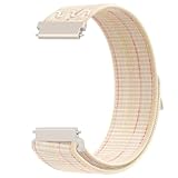 Cinturino nylon 18 mm compatibile con Garmin Venu 4 41mm/Venu 2S/3S/Vivoactive 4S/Vivomove 3S/ GT6 41mm/GT5/GT4 41mm/GT5 Pro 42mm/5 42mm, cinturino a sgancio rapido per donna e uomo