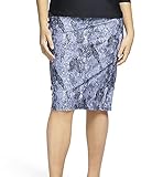 Shira Modest Woman Tznius Athletic Midi Swim Skirt - Modest Fashion Tznius Dresses for Women Tennis, Beach, Sports, Midi Lenght UPF 50+ Sun Protection(Silver Snaked - Size Large)