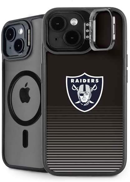 Skinit Kickstand Phone Case Compatible with iPhone 13 - Officially Licensed NFL Las Vegas Raiders Breakaway Design