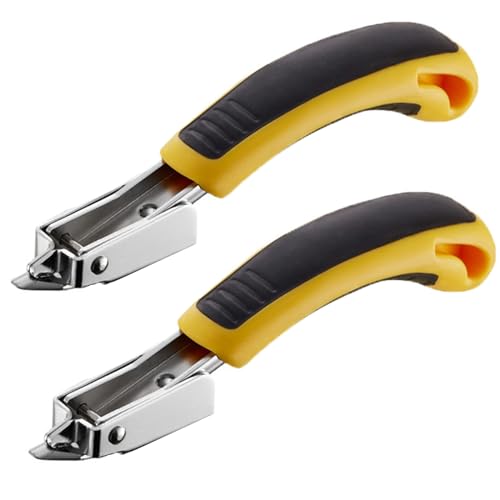 HREDZEO Extracteur d'agrafes,2 Pcs Outils de Retrait d'agrafes Extracteur Rapide pour Retirer Les agrafes Outil à Main Professionnel pour enlever Les agrafes...