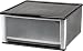 IRIS 51 Quart Stacking Drawer, Black