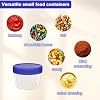 SGKSUN Salad Dressing Container Reusable 12 Pcs - 2 Oz Sauce Container to Go With Leak-Proof Twist Top Lids, Plastic Seasoning Containers, Meal Preparation Containers, Picnic essentials #4