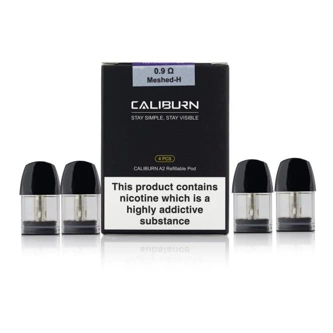for Uwell Caliburn A2 Pods (Pack of 4), No Nicotine, 2ml