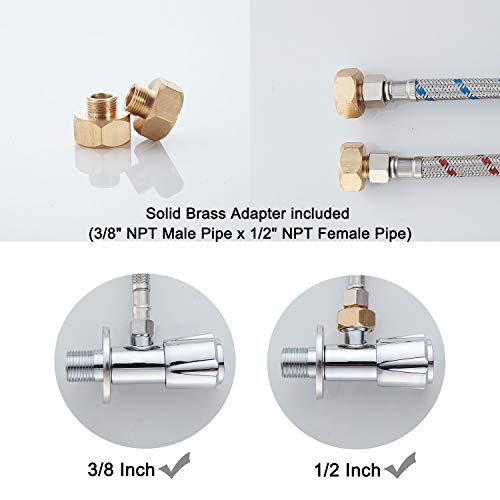 Roddex Bathroom Faucet, Single Handle Basin Vanity Faucet, 1 Or 3 Hole Bathroom Sink Faucet With Pop-Up Drain Assembly Deck Plate, Polished Chrome #TOP4