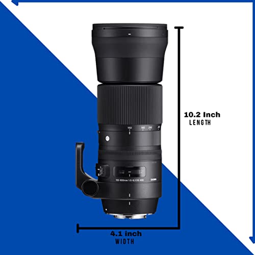 Sigma 150-600Mm 5-6.3 Contemporary Dg Os Hsm Lens For Canon Dslr Cameras Usb Dock And Two 64Gb Sd Card Bundle (7 Items) #TOP5