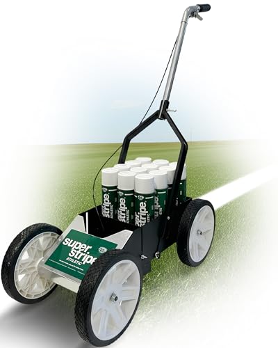 Fox Valley Athletic Super Striper Line Marking Machine Starter Kit for Field Markers - Easy Use...