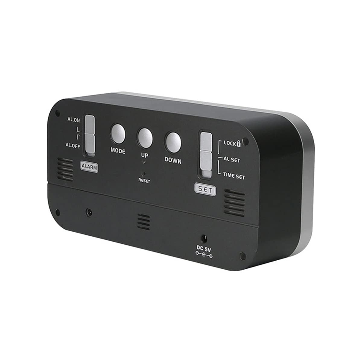 Despertador, Despertadores digitales, reloj electrónico con espejo LED