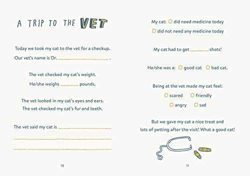 My Cat Book: A Keepsake Journal for My Pet