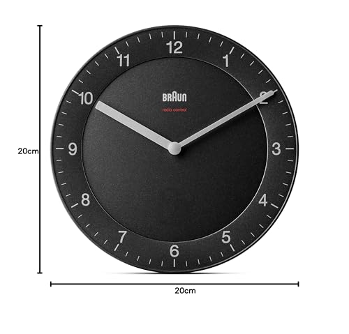 Braun Bc 06 B-DCF Orologio Da Parete Radiocontrollato Nero - 6