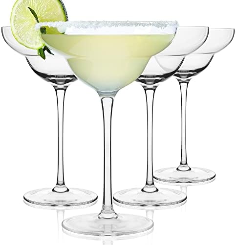 Margarita Gläser Mundgeblasen 270mL - Kristallklar Cocktailgläser Für Party & Hochzeit