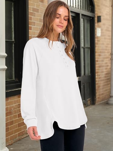 ANRABESS Women's Long Sleeve Henley Tops Tunic Sweatshirt Loose Slit Casual Button Shirts Pullover 2025 Fall Winter Outfits4