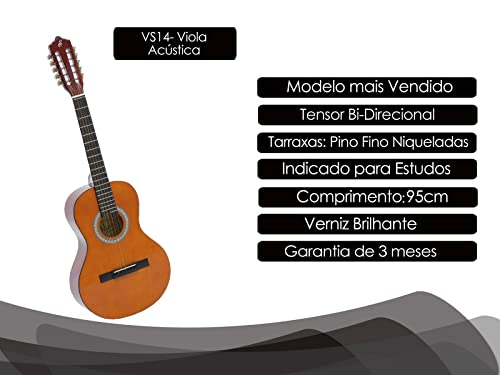 Viola Giannini Caipira Acústica Aço VS14 NT Natural