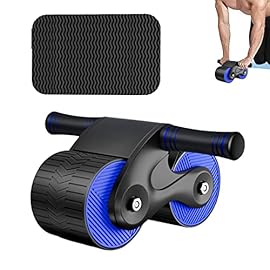 Ab Roller for Abs Workout, Automatic Rebound Aabdominal Wheel, Ab Roller Wheel Exercise Equipment for Core Workout, Ab Wheel Roller for Home Gym, Abdominal Workout Fitness