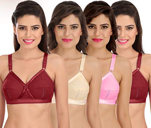 Image of SONA Perfecto Plus Size Cotton Bra for Woman Full Coverage Pack of 1