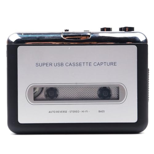 Qsvbeeqj Numériseur de cassettes portable USB analogique vers MP3, aucun logiciel nécessaire pour lecteur de cassette USB de voyage – vue 5