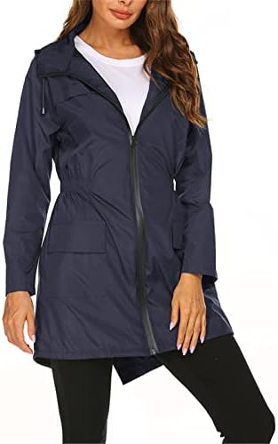 SotRong Lichtgewicht Waterdichte Jas Dames Dunne Zomerjas Packable Regenjas Met Capuchon Trenchcoat Outdoor Wandelen Camping Jas S-2XL, Blauw, S SotRong Lichtgewicht Waterdichte Jas Dames Dunne Zomerjas Packable Regenjas Met Capuchon Trenchcoat Outdoor Wandelen Camping Jas S-2XL, Blauw, S