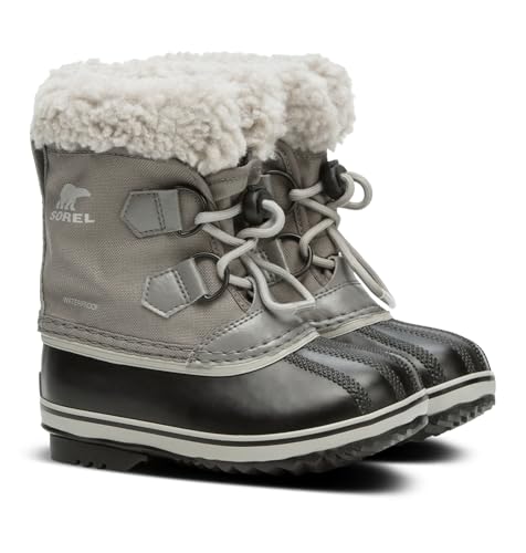 SOREL Children's Yoot Pac Nylon Waterproof Boot - Quarry, Dove - 2 by Sorel - Image 2