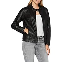 ONLY Carmakoma Carrobber Faux Leather Jacket Noos Chaqueta de Cuero, Negro, 44 para Mujer