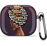 Airpods 3rd Generation Case Black Girl, Cute African American Girl Case for Airpod 3 Case Cover Prot