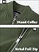 TACVASEN Jackets for Men Green Bomber Coat Mens Jackets Fashion Bomber Coats Lightweight Windbreaker Jackets Lightweight Full Zip Jackets Men's Jacket