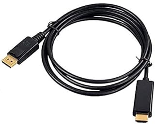 كابل تمديد محول من منفذ شاشة العرض الى HDMI HD 1.8 متر لاجهزة ابل