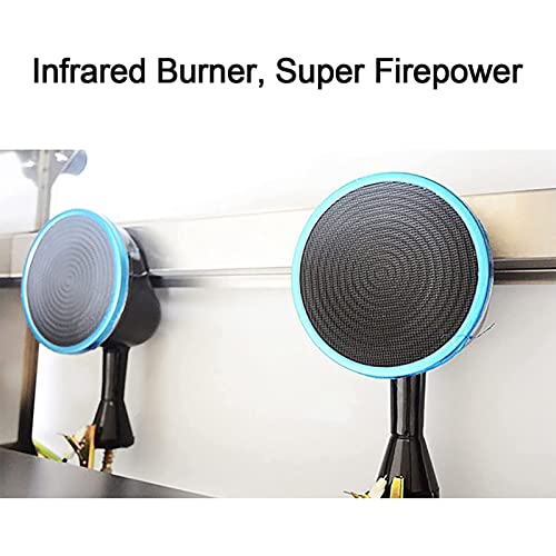 CHEMYO Friteuse Doppelzylinder-Gas-Fritteuse, 12-Liter-Großraum-Pommes-Fritteuse, Dicke Edelstahl-Fritteuse für die Restaurantküche – Bild 4