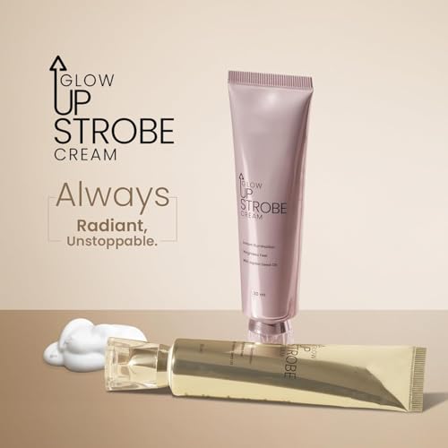 Image of Glow Up Strobe Cream with Jojoba Oil, Dewy Radiance, Hydrating, for All Skin Types, 30ml (2.Moonlit Glow)