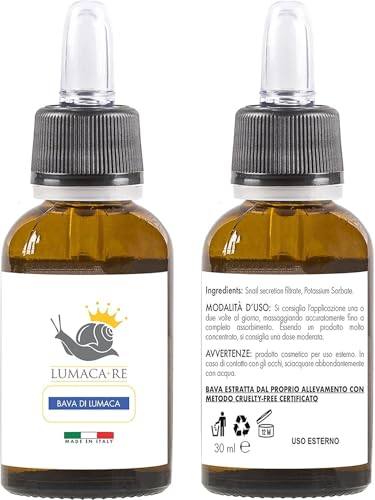 Secreto Puro alla Bava di Lumaca - Siero per la Pelle con Bava di Lumaca 100% Naturale - Made in Italy