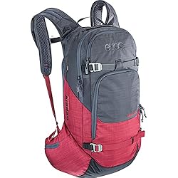 EVOC LINE R.A.S. 20 Mochila de backcountry compati...: Distribución perfecta de la carga: gracias al BODY HUGGING, la mochila proporciona una distribución ideal del peso en la espalda y es especialmente adecuada para las excursiones con equipaje pesado. Espacio de almacenamiento infinito: Los estabilizad...